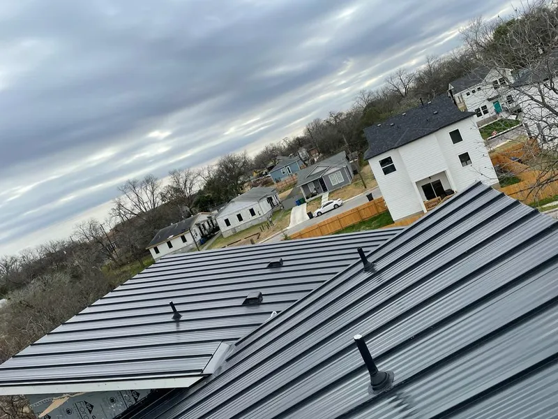 Standing seam metal roof panels with vents for Skylight Repair in Waipio